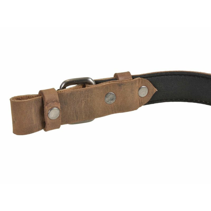 5ac97b6ef49c3a6b86971f538865ba5e815e22ba Geweerriem Vintage Gunstrap Leer 2,5 cm breed - Afbeelding 3