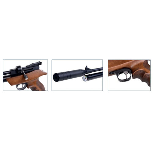 Diana Bandit Holzpistole PCP reguliert 4.5mm – Bild 2