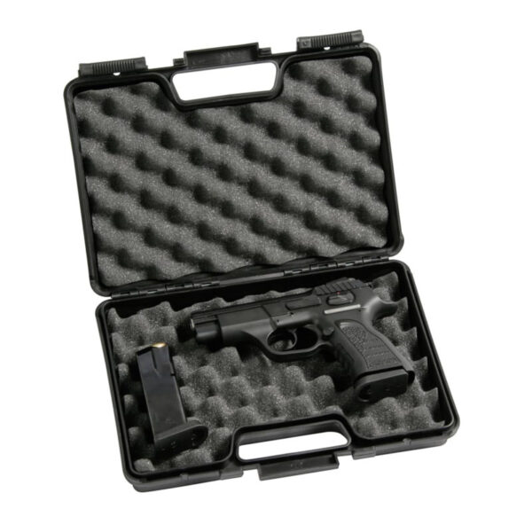 Pistolenkoffer 28x18 cm (Innenmaß) Schwarz – Bild 1