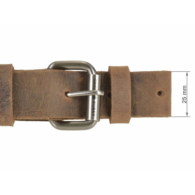f7b6091f0f11cc8cfb9e992e90694de41d712ab2 Geweerriem Vintage Gunstrap Leer 2,5 cm breed - Afbeelding 2