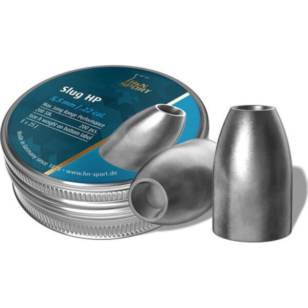 H&N Slug HP 5.5 mm (.217 of .218) 200 stuks - in diverse grains - Afbeelding 1