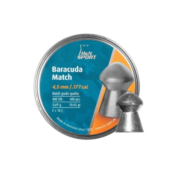 H&N Baracuda Match 4.52 mm 400 pieces - Image 1
