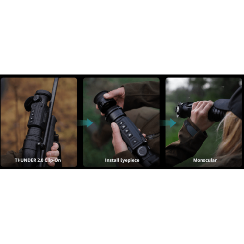 Hikmicro Thunder TQ35C 2.0 Clip-On-Wärmebildferngläser – Bild 3