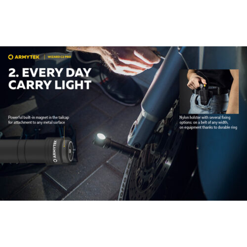 Armytek Wizard C2 Pro Weiß Multi Lampe – Bild 4