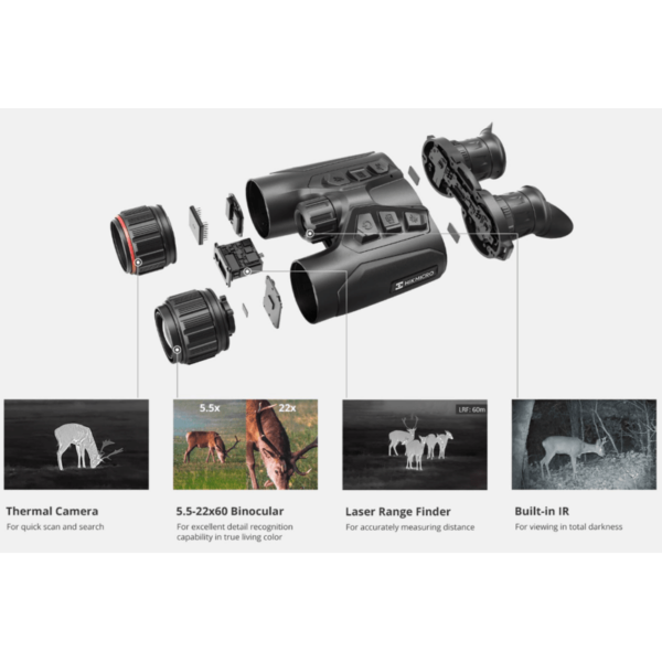 Hikmicro Habrok 4K HE25L 850 Warmtebeeld / Nacht&Dagzicht LRF - Image 5