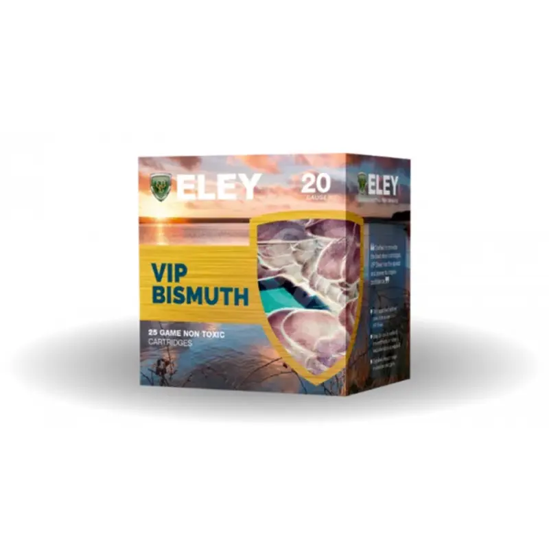 Eley VIP Bismuth 25 en 28 gram Kal 20