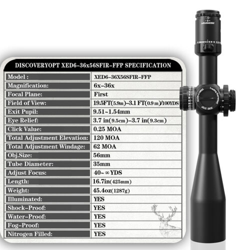 DiscoveryOpt XED 6-36x56 SF IR FFP-Z - Afbeelding 3
