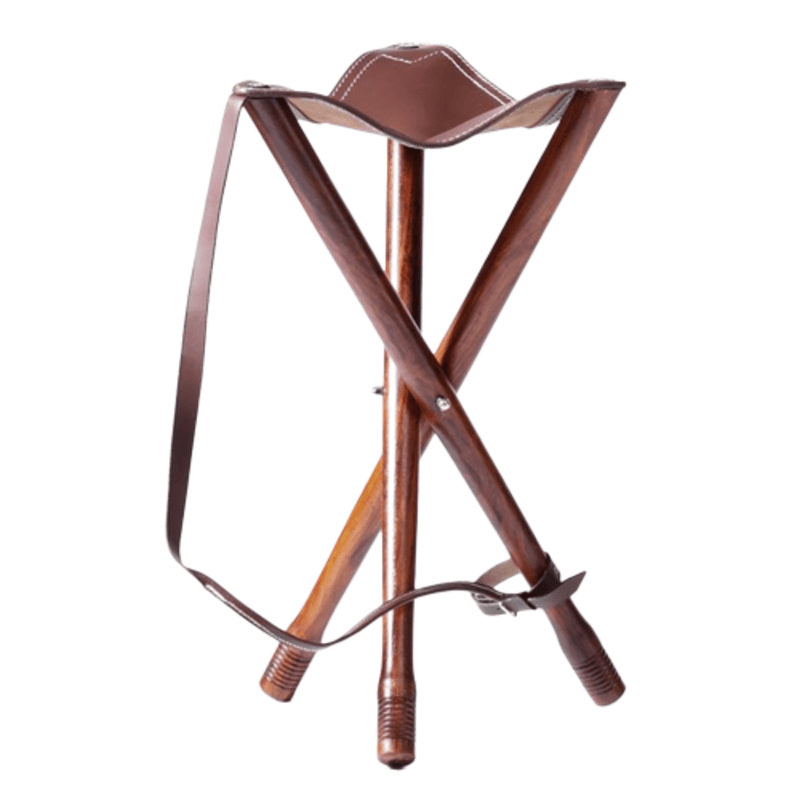 Driepoot stoeltje / jachtkruk ca. 55 cm hoog.