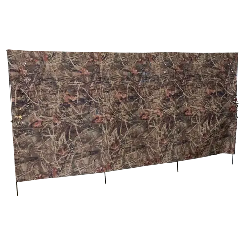 Camouflage Scherm met 4 stokken